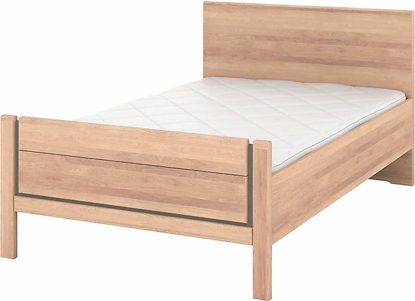 Musterring Holzbett »Sorrent, Bettgestell, Bettrahmen, teilmassiv Eiche«, ( günstig online kaufen