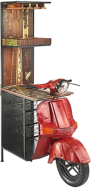 locker Dekoobjekt "Regal SCOOTER ROSSO im Vintagestil" günstig online kaufen