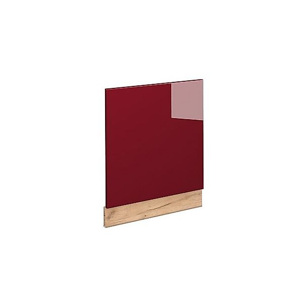 Vicco Frontblende Fame-Line Bordeaux Hochglanz/Goldkraft Eiche 60 cm ohne A günstig online kaufen