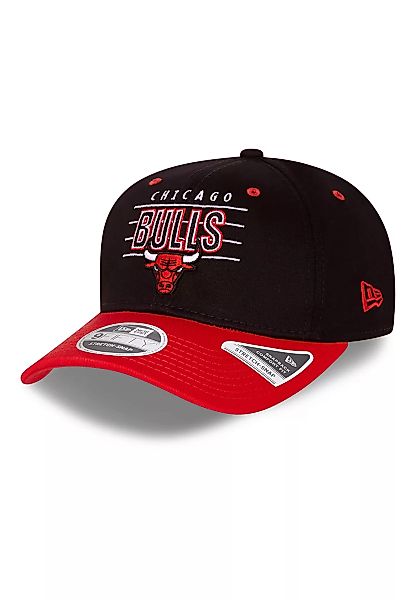 New Era NBA Team 9Fifty Snapback Cap CHICAGO BULLS Schwarz Rot günstig online kaufen