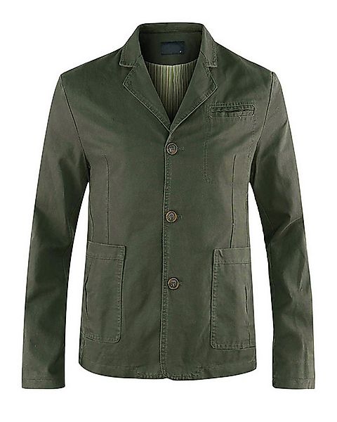 Allthemen Sakko Slim Fit Casual-Sakko im Used Look günstig online kaufen