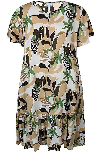 Zhenzi Midikleid Tunikakleid Lyda gemustert Palm günstig online kaufen