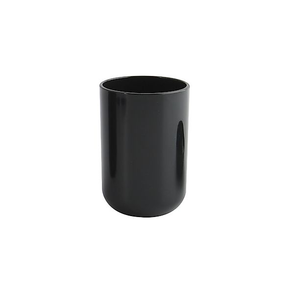 MSV Zahnputzbecher Inagua Polystyrol Ø 7,1 cm x 10,5 cm Schwarz günstig online kaufen