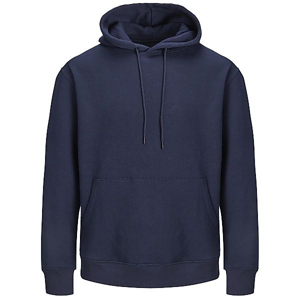 Jack&Jones Hoodie aus Baumwoll-Mix Farbe blau Größe: 5XL günstig online kaufen