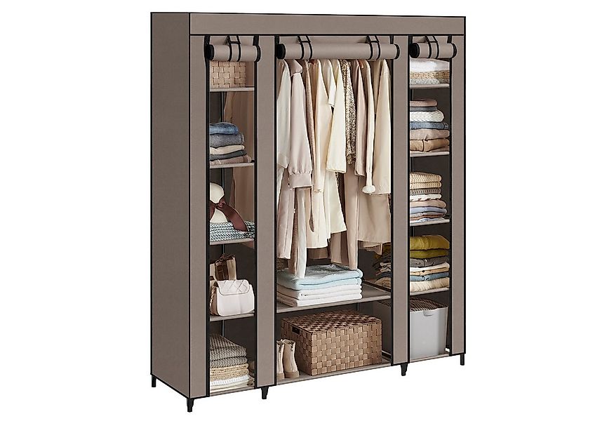 SONGMICS Kleiderschrank Stoffschrank mit Überzug aus Vliesstoff, Kleidersta günstig online kaufen