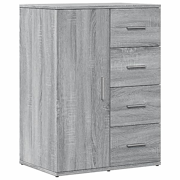 vidaXL Sideboard Grau Sonoma 59x39x80 cm Holzwerkstoff 840539 günstig online kaufen