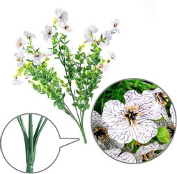 Kunstblumenstrauß 4 Bündel Künstliche Blumen Geranie günstig online kaufen