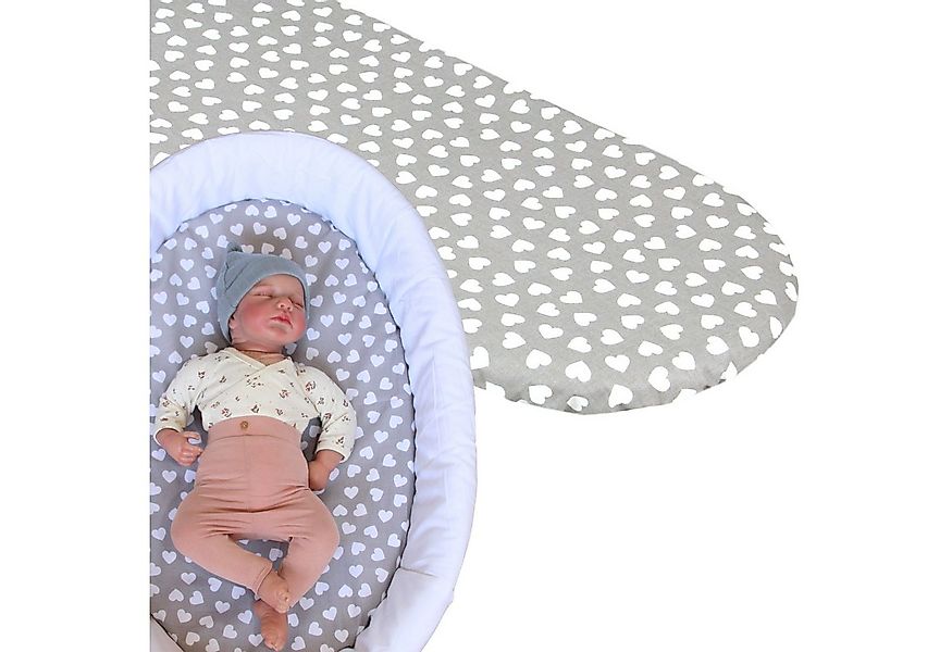 BabyLux Spannbettlaken BABYLUX Spannbettlaken Kinderwagen Baby Spannbetttuc günstig online kaufen