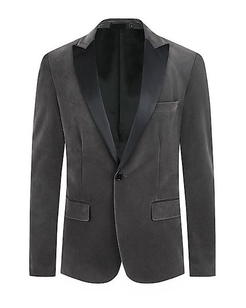 Allthemen Smokingsakko Herren Sakko in Samt Optik Smokingjacke Slim Fit günstig online kaufen