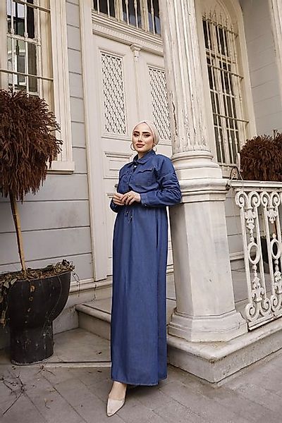 MİSSKAYLE Maxikleid Tunnel Denim Kleid - günstig online kaufen