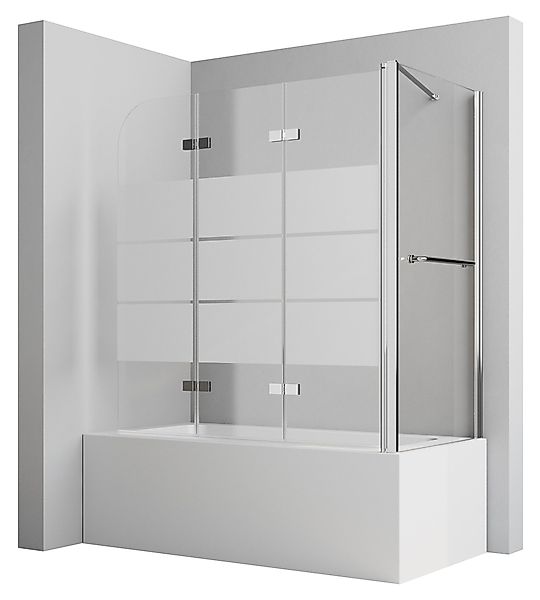 GOEZES Duschwand für badewanne mit seitenwand günstig online kaufen