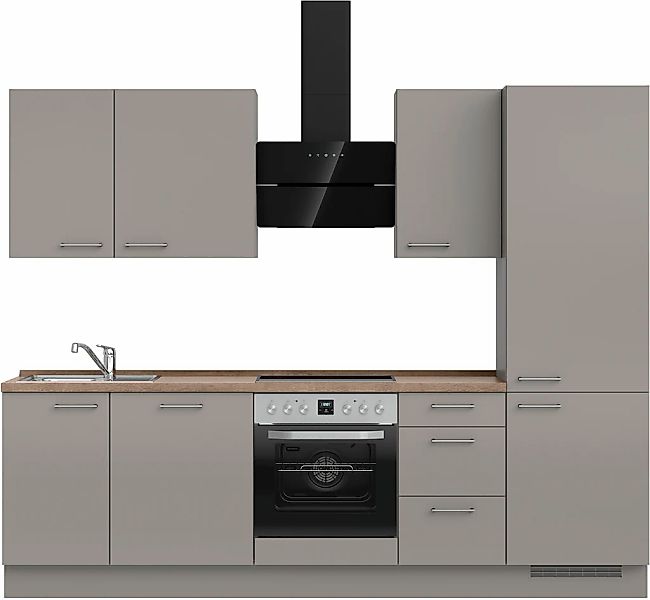 nobilia Küchenzeile ""Laser II", Ausrichtung wählbar, Breite 270 cm" vormon günstig online kaufen
