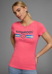 KangaROOS T-Shirt Kurzarm, unifarben und bedruckt, günstig online kaufen