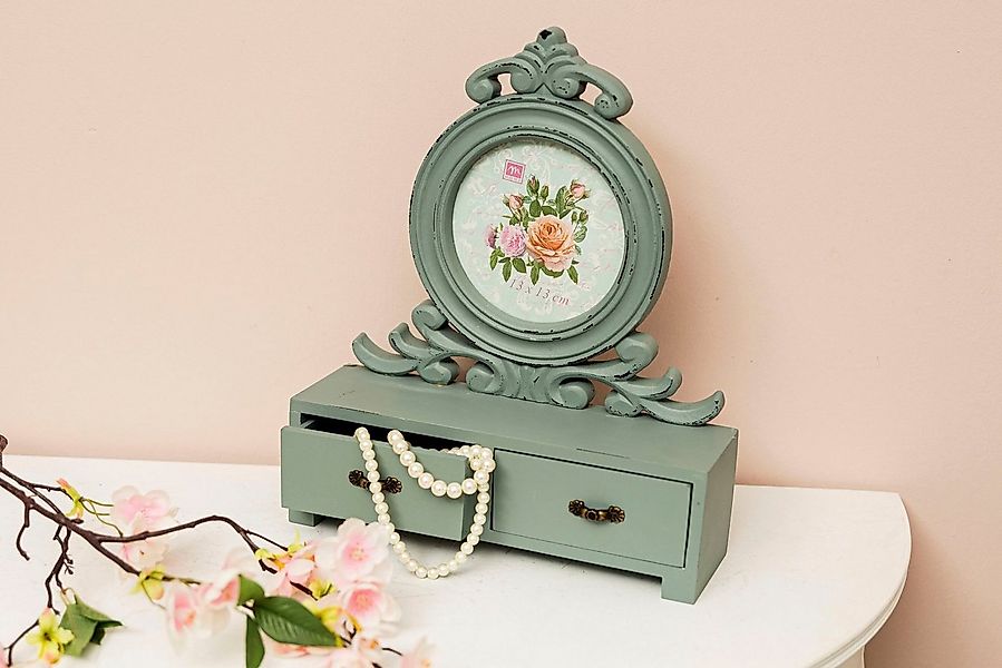 Myflair Möbel & Accessoires Bilderrahmen Senja, grün, mit 2 Schubladen, ide günstig online kaufen