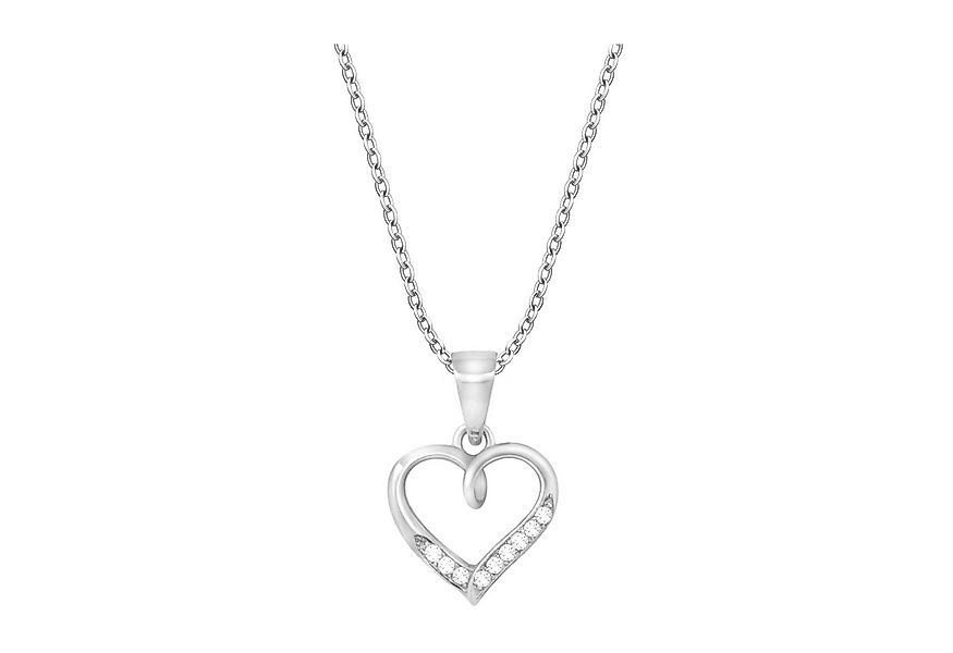 Sofia Milani Kette mit Anhänger Herz, 925 Silber Damen Schmuck - N0692 günstig online kaufen
