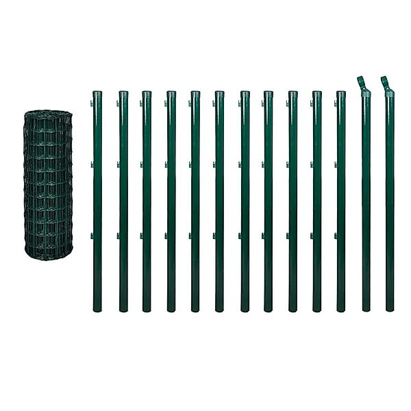 vidaXL Gartenzaun Eurozaun Stahl 25x0,8 m günstig online kaufen