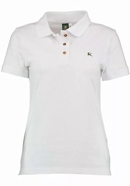OS-Trachten Poloshirt Laukas Kurzarm Shirt mit Hirsch-Stickerei auf der lin günstig online kaufen