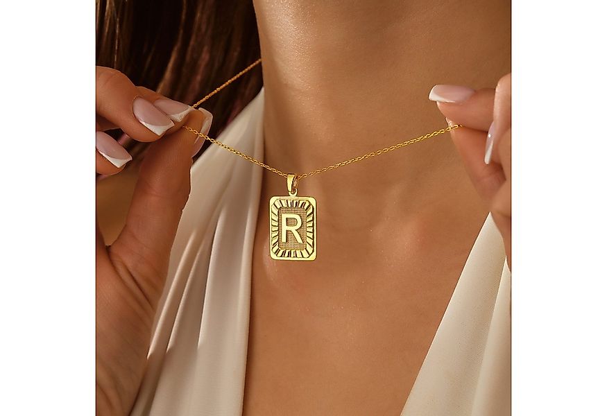 OTANTO Kette mit Anhänger Buchstaben Anhänger Initial Halskette günstig online kaufen