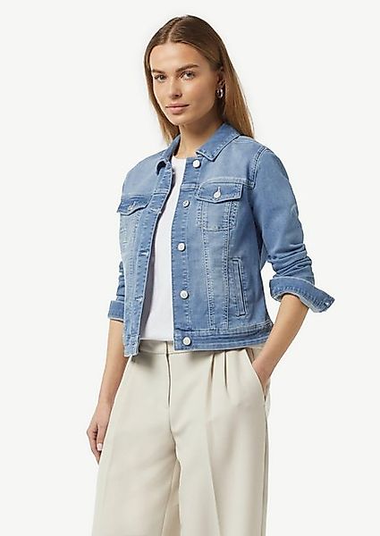 comma casual identity Blusenblazer Elastische Jeansjacke mit Eingrifftasche günstig online kaufen