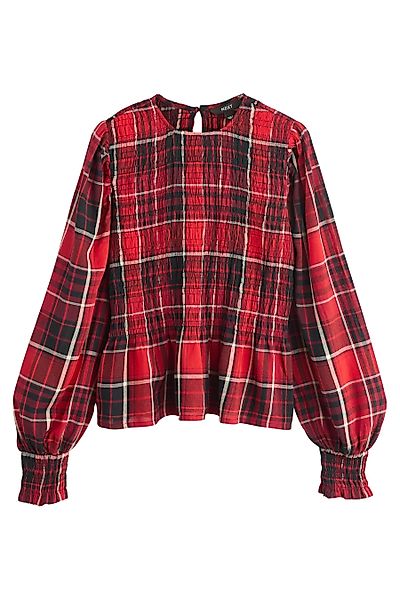 Next Langarmbluse Gesmoktes langärmliges Top (1-tlg) günstig online kaufen