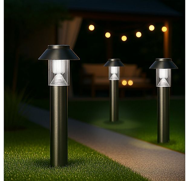 MeLiTec LED Solarleuchte SO06-1 - 3er Set, LED wechselbar, Solarlampe aus E günstig online kaufen