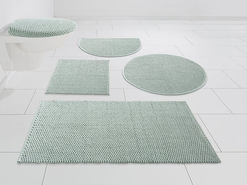 my home Badematte Dalia, Badvorleger, Badezimmer Teppich, Höhe 4 mm, fußbod günstig online kaufen