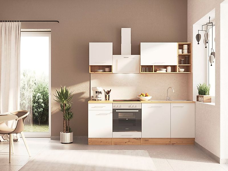 RESPEKTA Küche "Hilde", Breite 220 cm, wechselseitig aufbaubar günstig online kaufen
