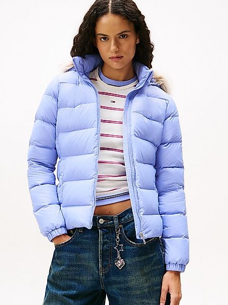 Tommy Jeans Steppjacke TJW BASIC HOODED DOWN JACKET EXT mit Logostickerei günstig online kaufen