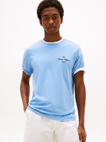 Tommy Hilfiger T-Shirt OUTLINE FLAG SCRIPT TEE günstig online kaufen