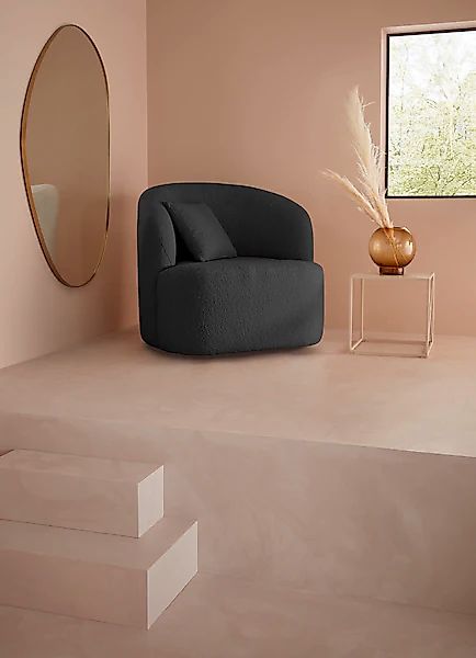LeGer Home by Lena Gercke Drehsessel »Dilara Sessel« gerundete Rückenlehne günstig online kaufen