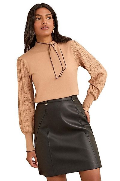 Love & Roses Lederrock Love & Roses Minirock aus Kunstleder, Petite (1-tlg) günstig online kaufen