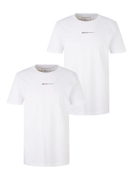 TOM TAILOR T-Shirt (2-tlg) DENIM T-Shirts günstig online kaufen
