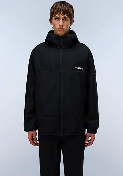Napapijri Softshelljacke "BIOIS", mit Kapuze, Reißverschlusstaschen, normal günstig online kaufen
