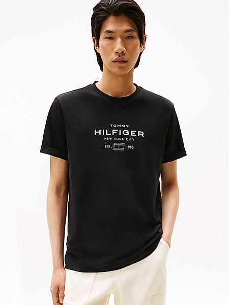 Tommy Hilfiger T-Shirt HILFIGER STACK GRAPHIC TEE Regular fit mit Rundhalsa günstig online kaufen