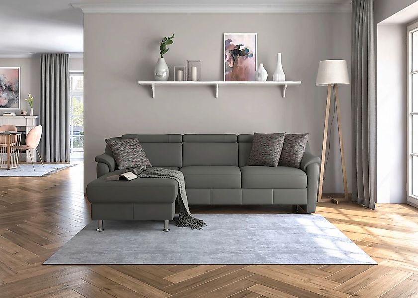 sit&more Ecksofa "Freetown L-Form" inklusive Kopfteilverstellung und komfor günstig online kaufen