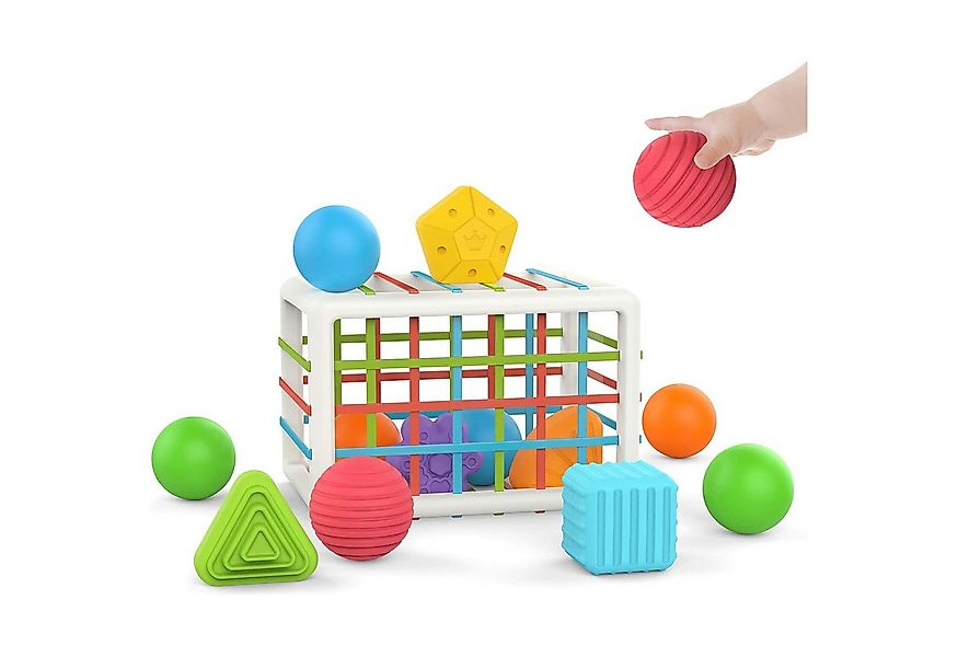 Bextcok Motorikwürfel Montessori Spielzeug aus Holz – Lernspielzeug ab 1 Ja günstig online kaufen