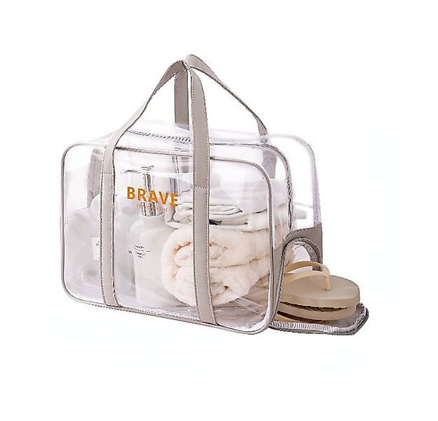 Blusmart Strandtasche Transparente, wasserdichte Strandtasche aus PVC (Groß günstig online kaufen