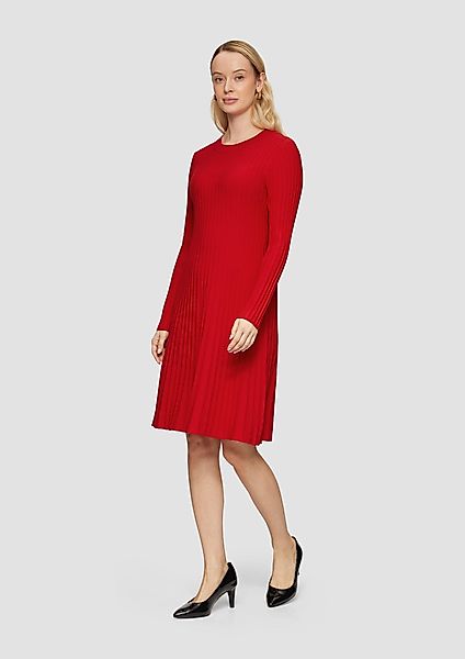 s.Oliver BLACK LABEL Minikleid Plissiertes Kleid günstig online kaufen