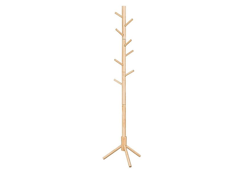 VASAGLE Garderobenständer Kleiderständer, Massivholz, 3 Höhen, 47x47x175cm günstig online kaufen