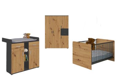 moebel-dich-auf Babyzimmer-Komplettset ELISA 3, (Komplett-Set, Babybett günstig online kaufen