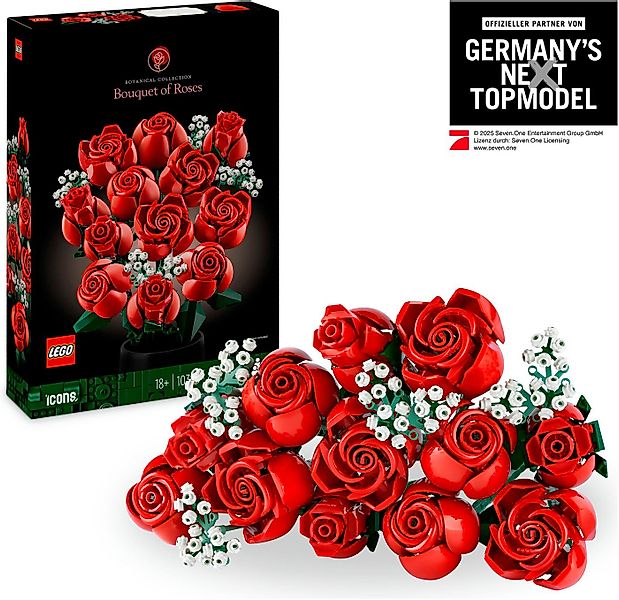 LEGO® Rosenstrauß (10328), Lego Botanicals Konstruktionsspielsteine, (822 S günstig online kaufen