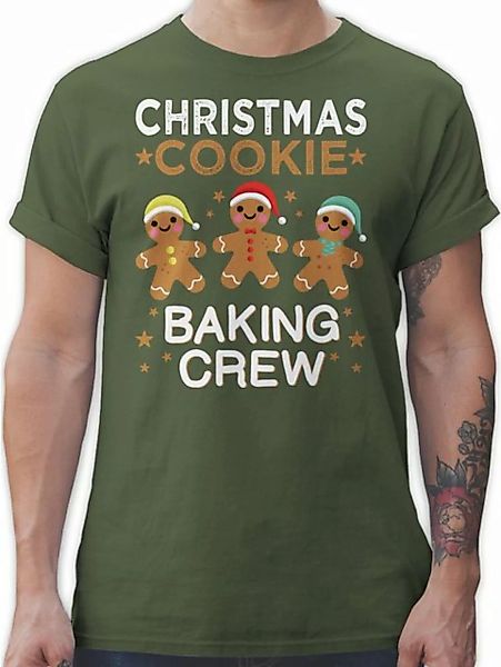Shirtracer T-Shirt Christmas Cookie Baking Crew Lebkuchenmännchen Weihachte günstig online kaufen