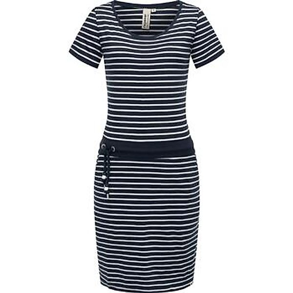 Ragwear Sommerkleid "Baomi" Eingrifftaschen gestreiftes Damen Minikleid mit günstig online kaufen