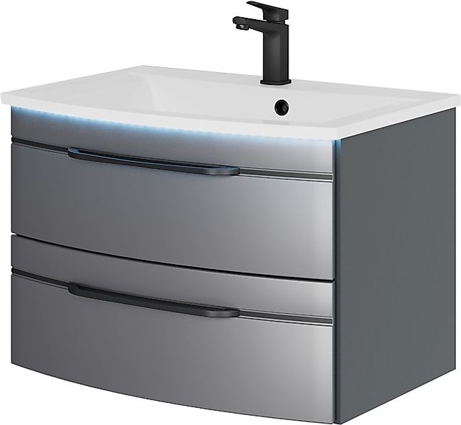 Saphir Waschtisch »Serie 7045 Mineralmarmor-Waschtisch und Unterschrank, 71 günstig online kaufen