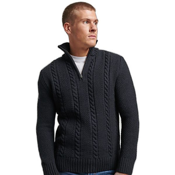 Superdry  Pullover Pull à col tunisien  Vintage Jacob günstig online kaufen
