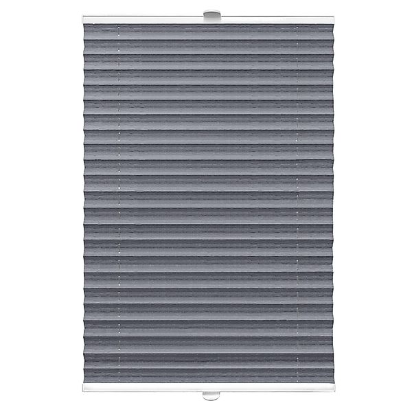 DomDeco Plissee "Natural", Dunkelgrau, 50x120 cm günstig online kaufen