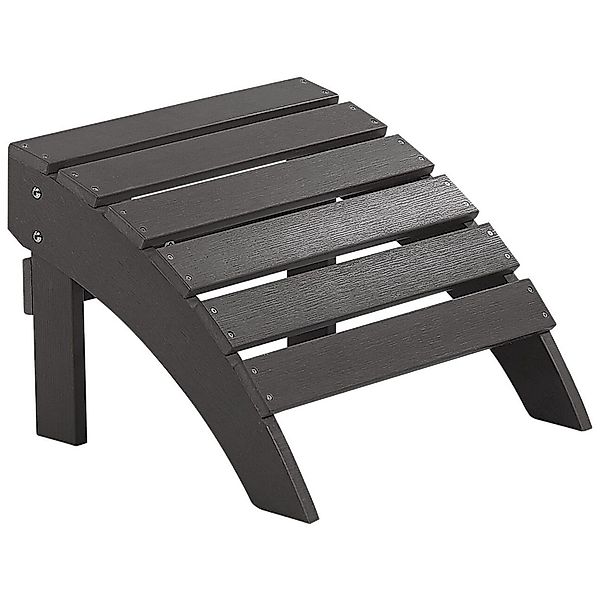 Beliani Fußhocker Grau 43x50x34 günstig online kaufen
