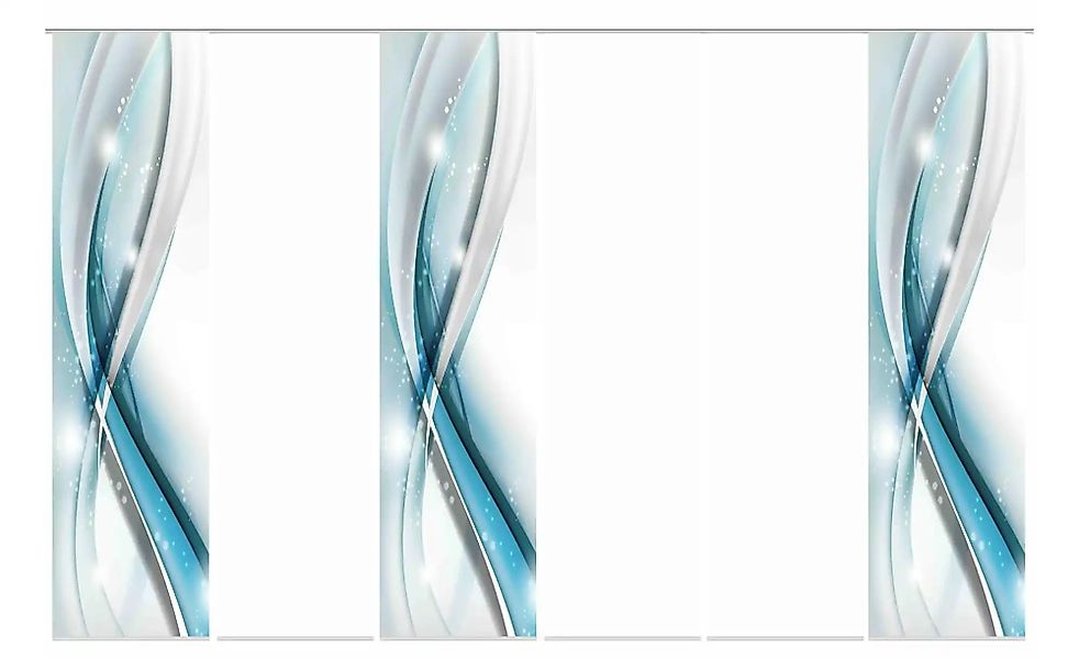 HOME WOHNIDEEN Schiebegardine "GLIWE" Paneelwagen 6 Stk. tlg. Schiebevorhan günstig online kaufen