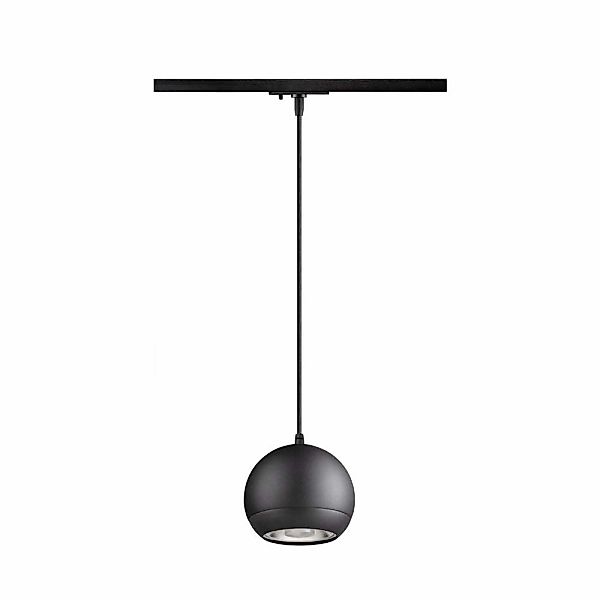 1-Phasen Schienensystem Pendelleuchte Light Eye 150 in Schwarz-matt 13W Gu1 günstig online kaufen