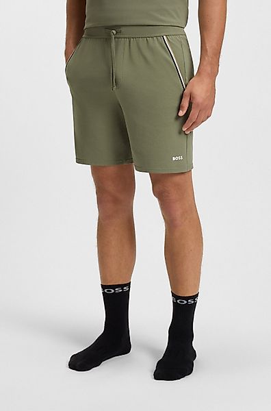 BOSS Pyjamashorts "Unique", aus elastischer Baumwolle mit Tape-Details günstig online kaufen